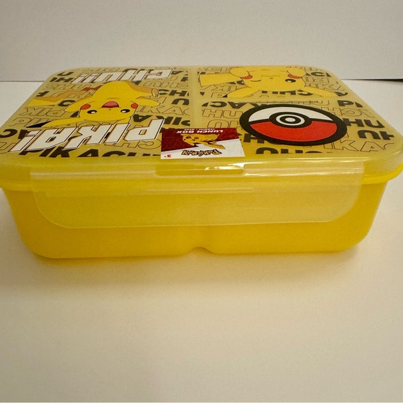 NWT. Pokemon bento box from Primark. Plastic bento lunch box with pikachu - Picture 7 of 10